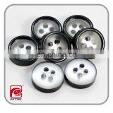 18L 20L Classic Pearl Resin/Ployester Shirt Button Has White, Yellow And Blue Color thumbnail-3