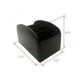 Remote Control Holder Organizer Leather Control Storage TV Remote Control Organizer With 5 Spacious Compartments thumbnail-4