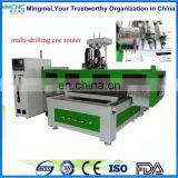 Shandong Mingmei Sale Woodworking Boring Hole Drilling Atc Cnc Router With Cnc Boring Head