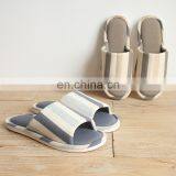 Womens/Mens Unisex Cotton and Linen Casual Indoor Outdoor Open-Toe Japanese Style Anti-Skid Home Slippers Sandal thumbnail-4