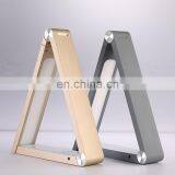 Triangle Design Dimmable LED Table Lamp With Wireless Charger