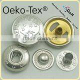 Custom Metal Spring Snap Button for Coats