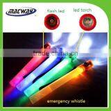 Custom Wholesale Plastic Whistle With Led Light and Flash Light thumbnail-1
