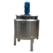 Best price single layer emulsifier mixing tank with electric heat with agitator