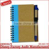 Disney factory audit manufacturer's recycled paper notebook 149529