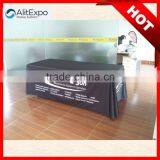 2015Expo Cheap Customize Deisgns Fitted Polyester Tablecloth