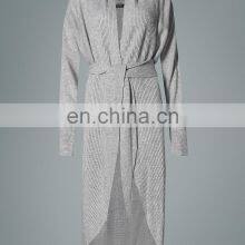 Lady Fashion Cashmere Knitted Robe Wholesale Women's Robe thumbnail-3