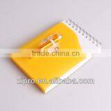 Book Paper Colored pp Cover Notebook With Pen thumbnail-3