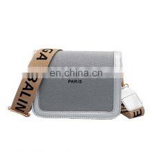 2021 Fashion Niche Design Small Square Bags Summer Letter Wide Strap Shoulder Messenger Bags Women Purse And Handbags Louis Bags thumbnail-4