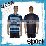 High Quality Sublimation Customized Striped Soccer Jersey Supplier's Choice thumbnail-6