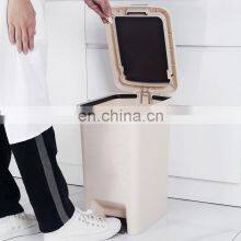 Classified Touch Creative Multifunctional Foot Airtight Office Black Outdoor Plastic Pedal Recycle Automatic Trash Can thumbnail-4