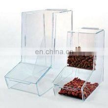 Custom Candy Dispenser Wholesale Pet Food Bin Clear Acrylic Candy Display Stand thumbnail-4