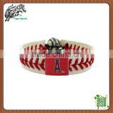 L.A Angels of Anaheim Leather Sports Bracelet Handwork Bracelet thumbnail-1