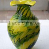 Colored Glaze Glass Vases