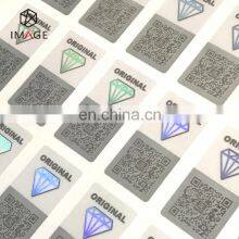 Silver Custom Security 3D Hologram Sticker With Fixed QR Code thumbnail-4