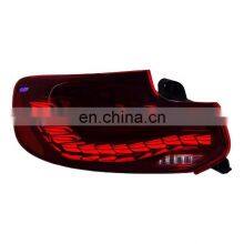 Modified Double Row Dragon Scale LED Taillamp Taillight Rear Lamp Light for BMW 2 Series F22 F23 F87 Tail Lamp 2014-2021