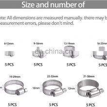 Flexible Spring DIN 13-19mm Hydraulic Heavy Duty Stainless Steel Hose Clamp thumbnail-4