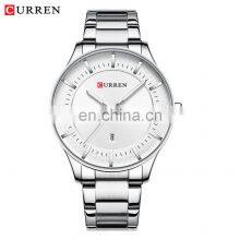 CURRE Brand Luxury Men's Watch For Boyfriend Tailored Stainless Steel Japanese Quartz Men's Watch thumbnail-2