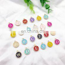 26pcs 12*14mm Alphabet Letter Enamel Charms Jewelry Handmade Pendants Jewelry Making Handmade DIY Bracelet thumbnail-3