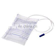 Economic Urine Bag High Quality Pvc Material Medical Disposable 2000ml Urine Collection Bag thumbnail-1