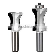 LIVTER Woodworking Tools Diamond Flat Bottom Arc Cutter Belt Bearing Arc Cutter Trimming Engraving Machine Half Round Cutter thumbnail-1