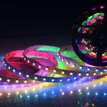 Addressable RGB SK9822 APA102 144led/m 5m/roll DC5V LC8822 RGB IC Led Strip thumbnail-4