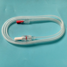 High Pressure 1200psi Braided Medical Plastic Tubing, PU Male Female Luer Connector Extension Tube Connect Pipes Line thumbnail-2