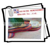 High Quality Manufacture Supply Stripe Braided Elastic Webbing
