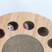 Cat Scratching Board Track Cat Toy, With Catnip for Indoor Cats - Circular Busy Box Scratching thumbnail-3