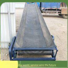 10-meter-long Liftable Conveyor Belt, Inclined Grain Loading and Unloading Conveyor, Square Tube Frame Belt Feeding Machine thumbnail-2