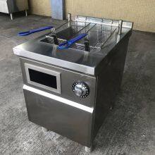 Electromagnetic Deep Fryer for Fried Dough Sticks, Cabinet-style French Fry Machine, Single-cylinder Deep Fryer, Commercial Electric Deep Fryer for Fried Chicken Steaks, Kitchen Equipment thumbnail-3