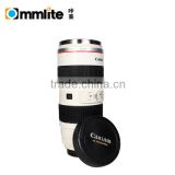 The 2nd generation Stainless Steel cup liner EF 70-200mm small white lens mug for Canon as Creative gift