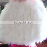 Bridal Dress White Turkey Feather Shawl For Dress Up thumbnail-5