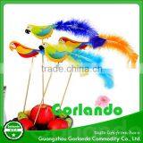 Parrot Colorful Decoration Cake and Fruit Wooden Cocktail Picks in Bar thumbnail-1