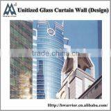 Unitized Curtain Wall With Low-E Insulating Glass