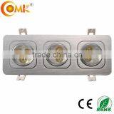 Adjustable Recessed Spot 3 Light 27w 230VAC 3000K Warm White