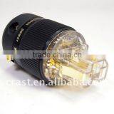 NEW Sonarquest Red-Copper IEC Power Plug Black