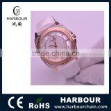 2015 Lastest Sapphire Glass Stainless Steel Case Stone Set Japan Quartz Dress Watch for Women 5ATM thumbnail-3