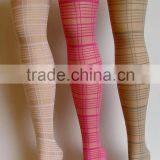 Fashion Sheer Plaid Ladies Tights thumbnail-1