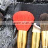 Professional 22 Pcs Brushes for Makeup - Quality Black Leather Bag thumbnail-2