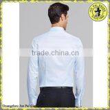 Sky Blue Hot Sell Men's Dress Shirt And Pants, Fitted Dress Shirts In Bulk thumbnail-4