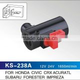 KS-238A washer pump for HONDA CIVIC, window washer pump, auto pump
