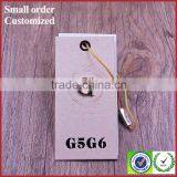 Unique Embossed Price Size String Hang Tags With Metal Logo thumbnail-2