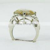 Big Dreams !! Golden Rutile 925 Sterling Silver Ring, Gemstone Silver Jewellery, Fine Silver Jewellery thumbnail-6