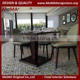 High End Customized Michelin Restaurant Furniture, Luxury Marble Top Dining Table thumbnail-5