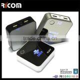 Portable Cubic Shape Power Bank Portable Mini Power Bank Universal Power Bank 6600-7800mah