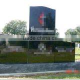 Black Granite Headstone for Couple thumbnail-1
