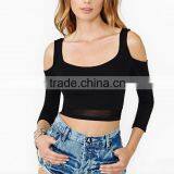 Hot Sale Body Blouses & Women Plus Size European Style Tops Black Female Tops 2014 Roupas Femininas Quality Choice thumbnail-2