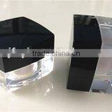 Plastic Socmetic Mini Small Packaging Jar Samples, Transparent Eye Cream Container 5g 10g