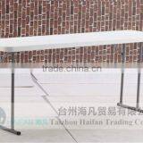 High Quality HDPE 183cm White Meeting Table/special Table for Conference With Removable Legs thumbnail-3